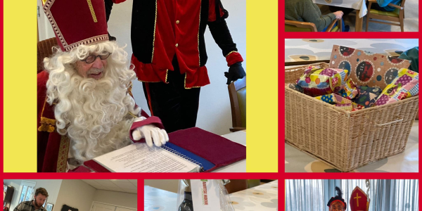 Sinterklaas op de dagbesteding